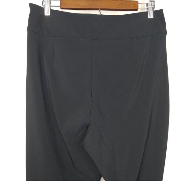 Good American The Exec Pants Womens Size 3 L Black  Ankle-Zip Stretch High Rise - Picture 7 of 9